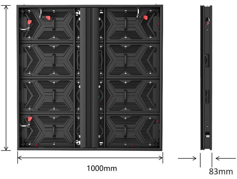 Outdoor naked eye 3D LED Display