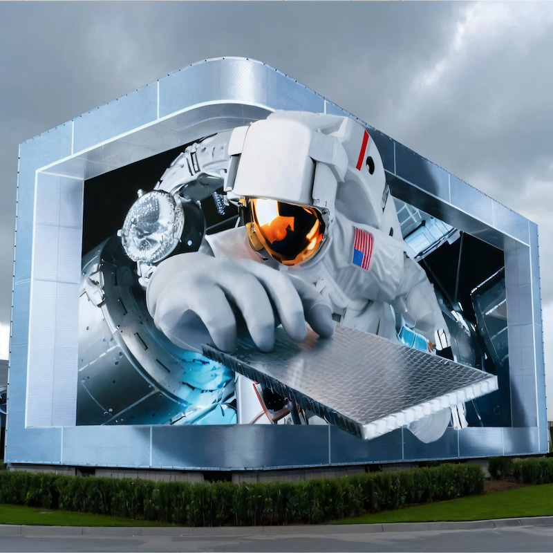 Outdoor 3D Big Led Advertising Video wall